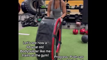 Let’s see how a 46 year old bodybuilder like me trains at the gym efc evans fitness clubgeorgia outfit bom