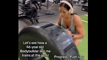 Let’s see how a 46 year old bodybuilder like me trains at the gym efc evans fitness clubgeorgia outfit bom