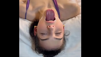 Stripper fay proves that she is the throat goat