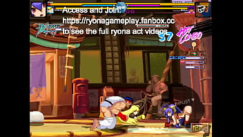 Pretty women has sex with men in erotic ryona hentai gameplay video