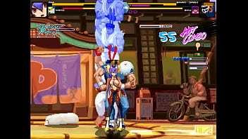 Pretty women has sex with men in erotic ryona hentai gameplay video