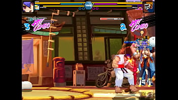 Pretty women has sex with men in erotic ryona hentai gameplay video