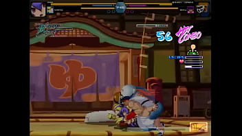 Pretty women has sex with men in erotic ryona hentai gameplay video