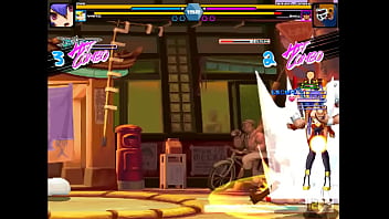 Pretty women has sex with men in erotic ryona hentai gameplay video