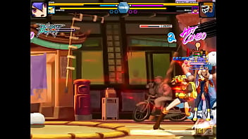 Pretty women has sex with men in erotic ryona hentai gameplay video