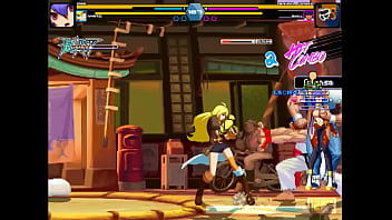 Pretty women has sex with men in erotic ryona hentai gameplay video