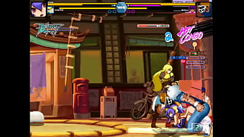 Pretty women has sex with men in erotic ryona hentai gameplay video