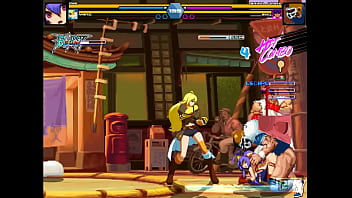 Pretty women has sex with men in erotic ryona hentai gameplay video