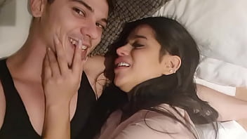 I fuck a girl with big tits before going to sleep