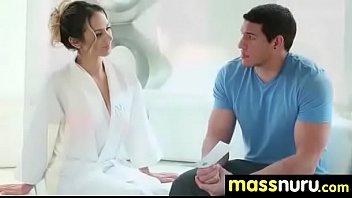 Slippery nuru massage for lucky dude 14