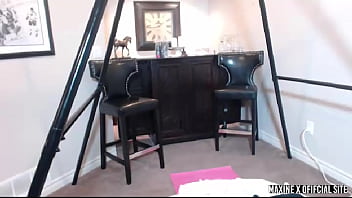 Maxine x in a college uniform dildo fucks her sweet asian pussy