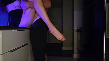 Amateur kitchen moans