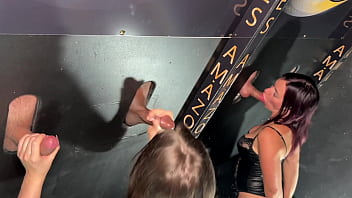 Glory hole with babyfantasy luna doll