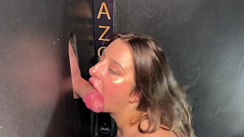 Glory hole with babyfantasy luna doll