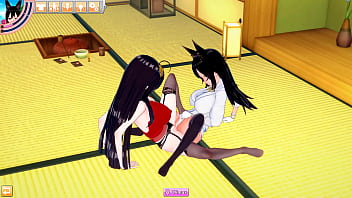 Hentai lesbian atago and taihou please eachother until they both cum