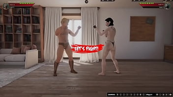 Johnny walker vs erica nf3d mma mixed combat maledom