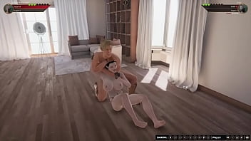 Johnny walker vs erica nf3d mma mixed combat maledom