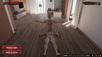 Johnny walker vs erica nf3d mma mixed combat maledom