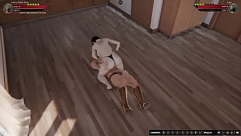 Johnny walker vs erica nf3d mma mixed combat maledom