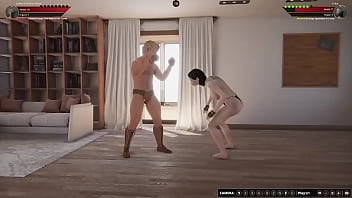 Johnny walker vs erica nf3d mma mixed combat maledom