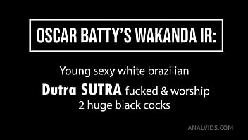 Young sexy white brazilian dutra sutra fucked & worship 2 huge black cocks interracial 2on1 no makeup bbc f2m ri