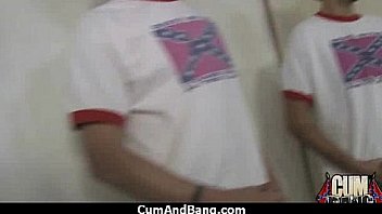 Cum and bang group facial jizz 29