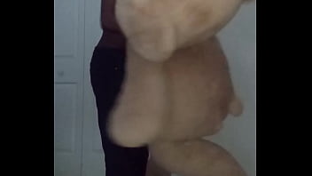 Taking turns stretching like my other scorpio zodiac animal from astrology a spider similar to stretching like a cancers zodiac animal a crab with toy bear 1