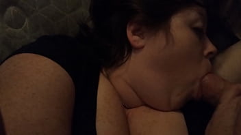 Good slut sucks cock
