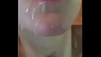 My step sister cumshot face