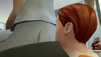 Fart sims face fart from mercy