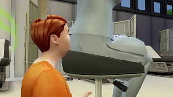 Fart sims face fart from mercy