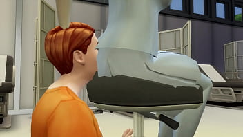 Fart sims face fart from mercy