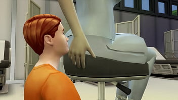 Fart sims face fart from mercy