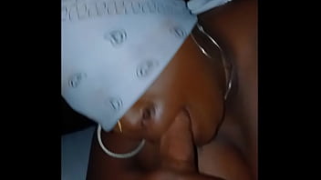 Blindfolded girl with big breast sucks big dick Blindfolded girl with big breast sucks big dick