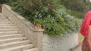 Stripes in the center of barcelona