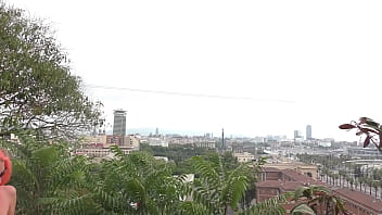 Stripes in the center of barcelona