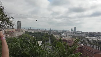 Stripes in the center of barcelona