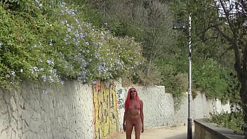 Stripes in the center of barcelona