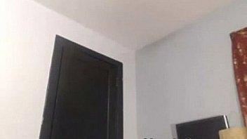 Ebony shows her nice body and get licked her pussy