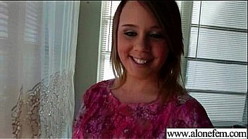 Girl masturbating with sex toys dildo stuff movie 08