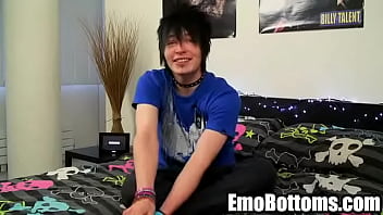 Emo Twink Alex Phoenix Stroking His Hard Schlong thumbnail
