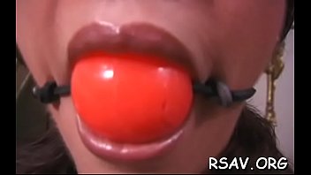 Busty playgirl in b bdsm action