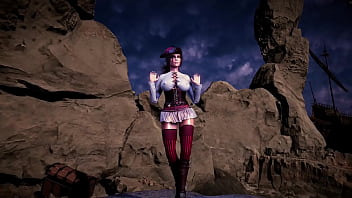 Leader of thieves lara croft shows her tanned body on the seashore Leader of thieves lara croft shows her tanned body on the seashore