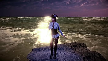 Leader of thieves lara croft shows her tanned body on the seashore Leader of thieves lara croft shows her tanned body on the seashore
