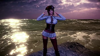 Leader of thieves lara croft shows her tanned body on the seashore Leader of thieves lara croft shows her tanned body on the seashore