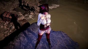 Leader of thieves lara croft shows her tanned body on the seashore Leader of thieves lara croft shows her tanned body on the seashore