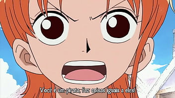 06 moji contra luffy