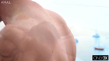 Fishnet tease and anal fuck