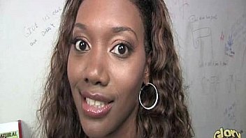 Black girl have surprise gloryhole 25