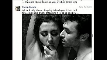 Indian brother rohan fucks sister riya on facebook chat